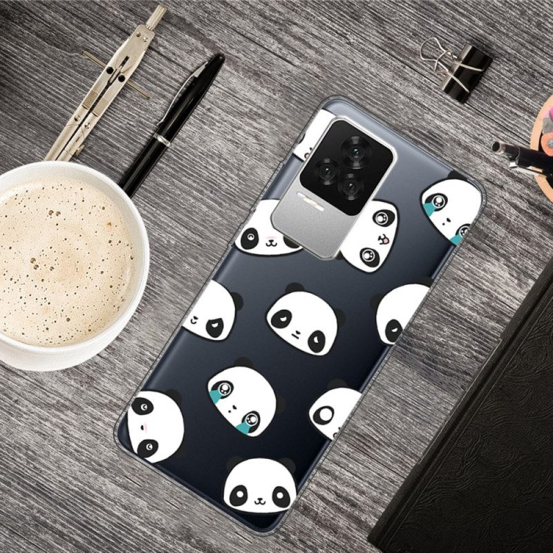 Hoesje voor Poco F4 Panda Koppen