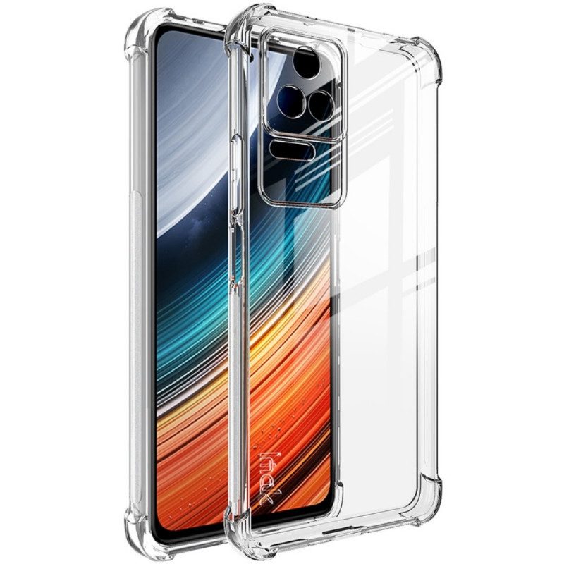 Hoesje voor Poco F4 Transparant Met Imak Screenprotector