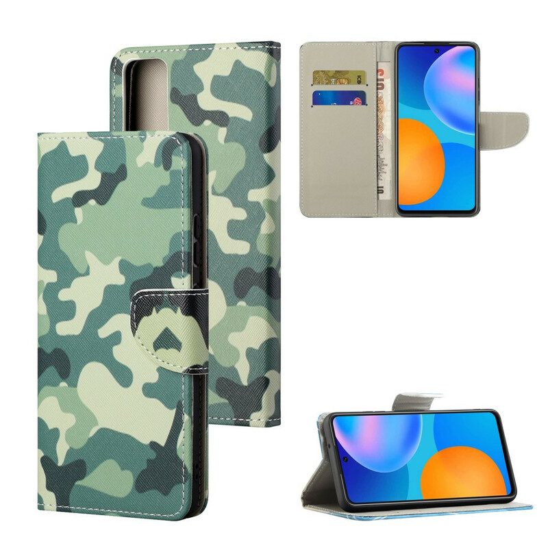 Folio-hoesje voor Honor 10X Lite Militaire Camouflage