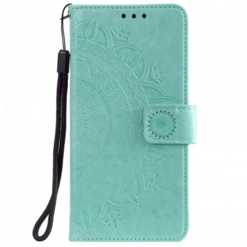 Folio-hoesje voor Honor 10X Lite Zon Mandala