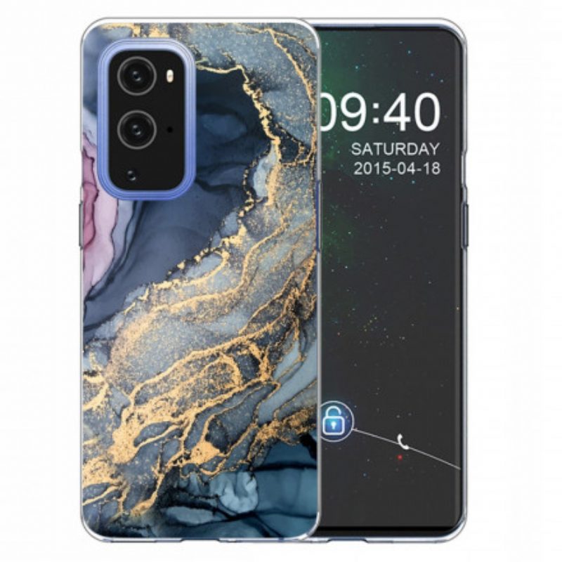 Hoesje voor OnePlus 9 Pro Gekleurd Marmer