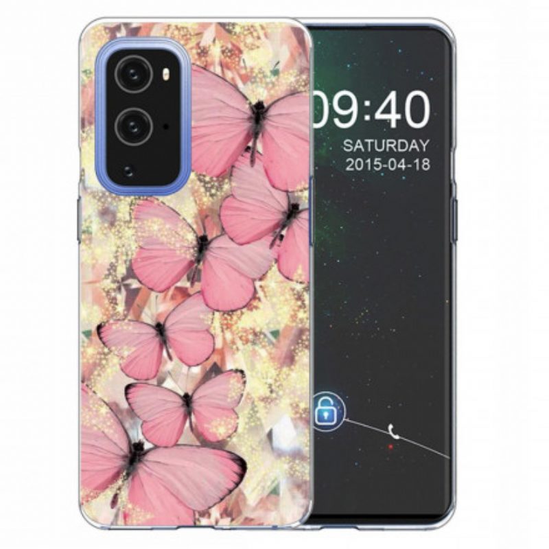 Hoesje voor OnePlus 9 Pro Vlinders Vlinders