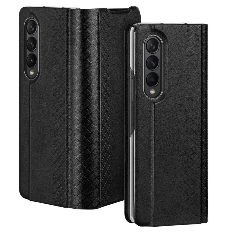 Bescherming Hoesje voor Samsung Galaxy Z Fold 4 Folio-hoesje Dux Ducis Bril-serie