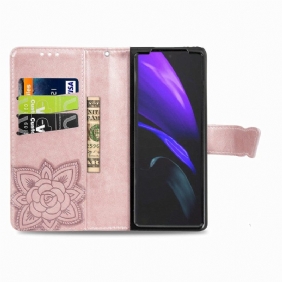 Flip Case voor Samsung Galaxy Z Fold 4 Gigantische Vlinder