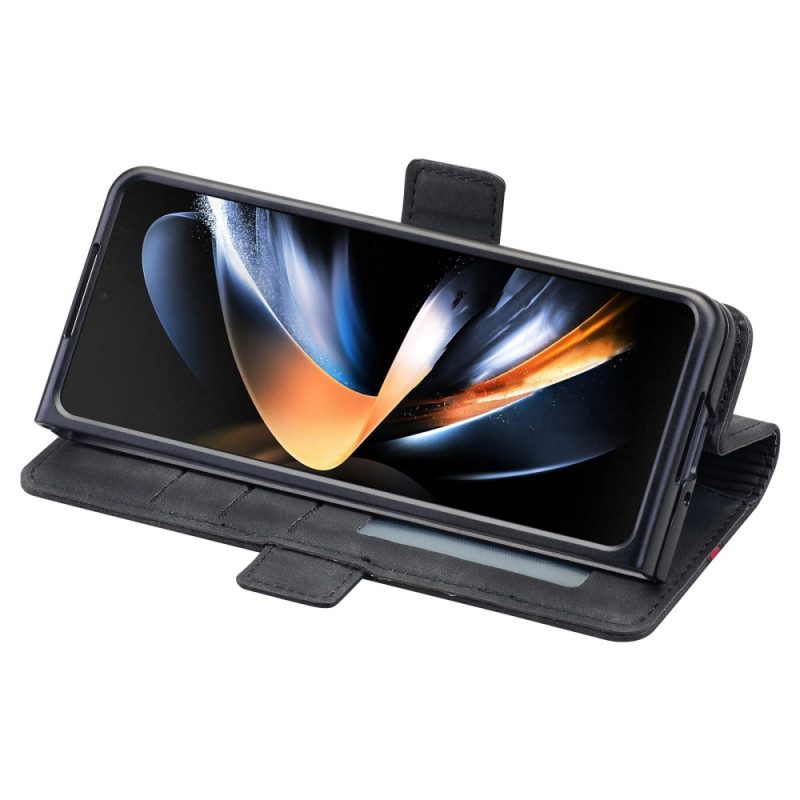 Folio-hoesje voor Samsung Galaxy Z Fold 4 Casedance Serie Waltz 001