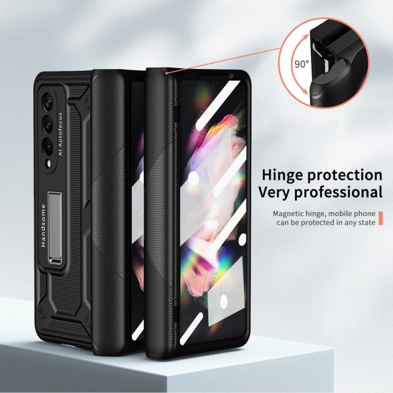 Hoesje voor Samsung Galaxy Z Fold 4 Bescherming Hoesje Dubbele Bescherming Gehard Glas