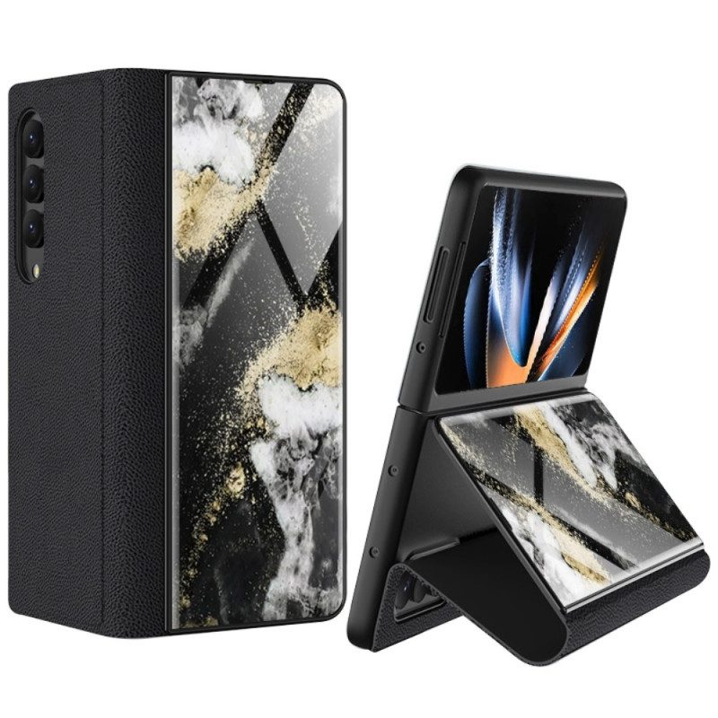 Hoesje voor Samsung Galaxy Z Fold 4 Gkk Marmeren Golven