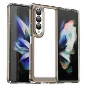 Hoesje voor Samsung Galaxy Z Fold 4 Kunststof Kleur