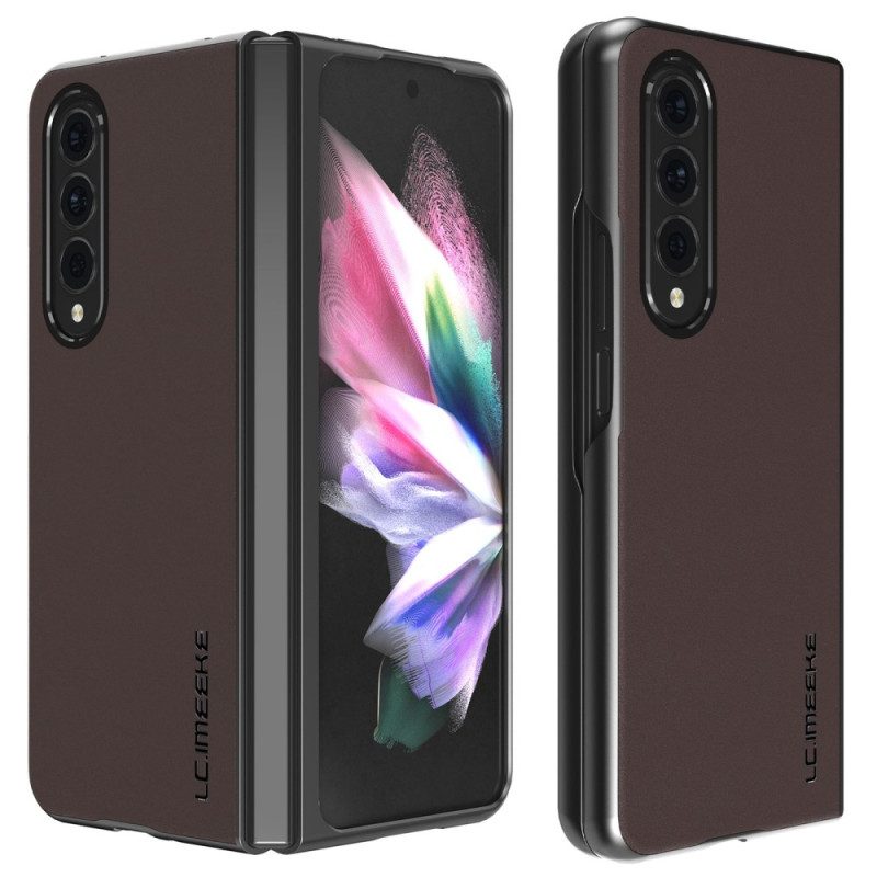 Hoesje voor Samsung Galaxy Z Fold 4 Lc. Imeeke Zacht Kunstleer