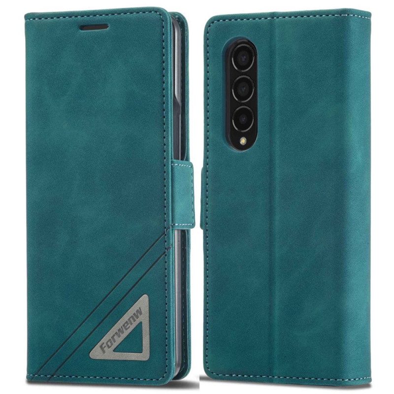 Leren Hoesje voor Samsung Galaxy Z Fold 4 Forwenw F3-serie