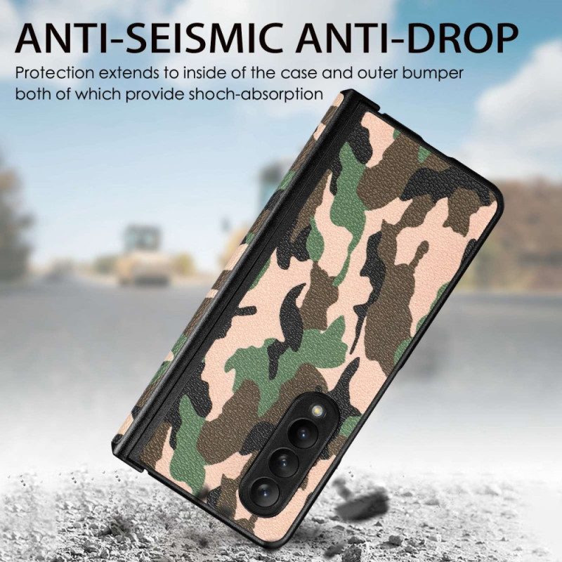 Telefoonhoesje voor Samsung Galaxy Z Fold 4 Camouflage