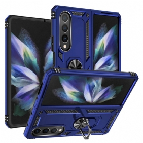 Telefoonhoesje voor Samsung Galaxy Z Fold 4 Militaire Kwaliteit Met Ring