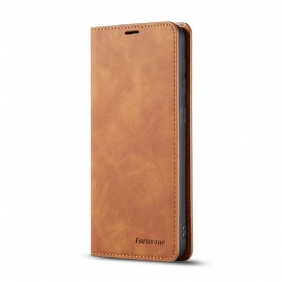 Bescherming Hoesje voor Samsung Galaxy A41 Folio-hoesje Forwenw Ledereffect