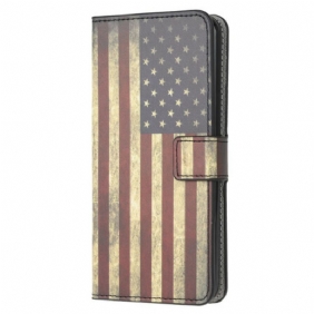 Flip Case voor Samsung Galaxy A41 Amerikaanse Vlag