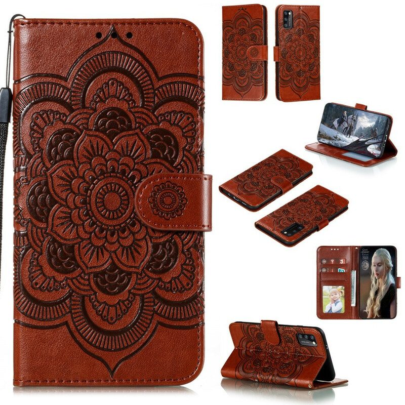 Flip Case voor Samsung Galaxy A41 Volledige Mandala