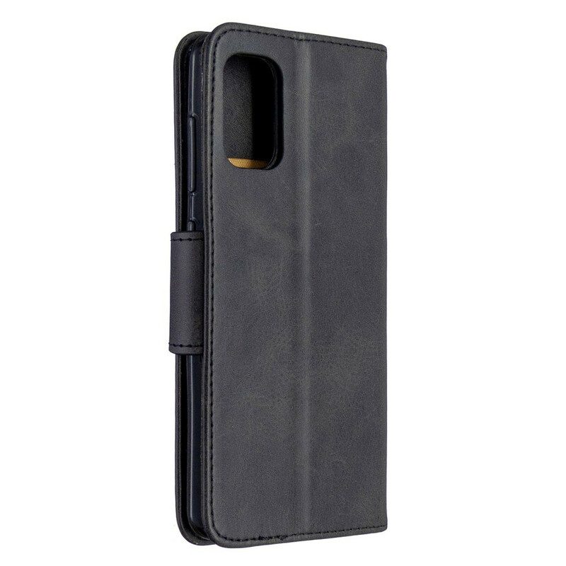 Folio-hoesje voor Samsung Galaxy A41 Flip Case Gladde Flap Schuin