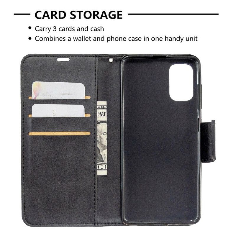 Folio-hoesje voor Samsung Galaxy A41 Flip Case Gladde Flap Schuin