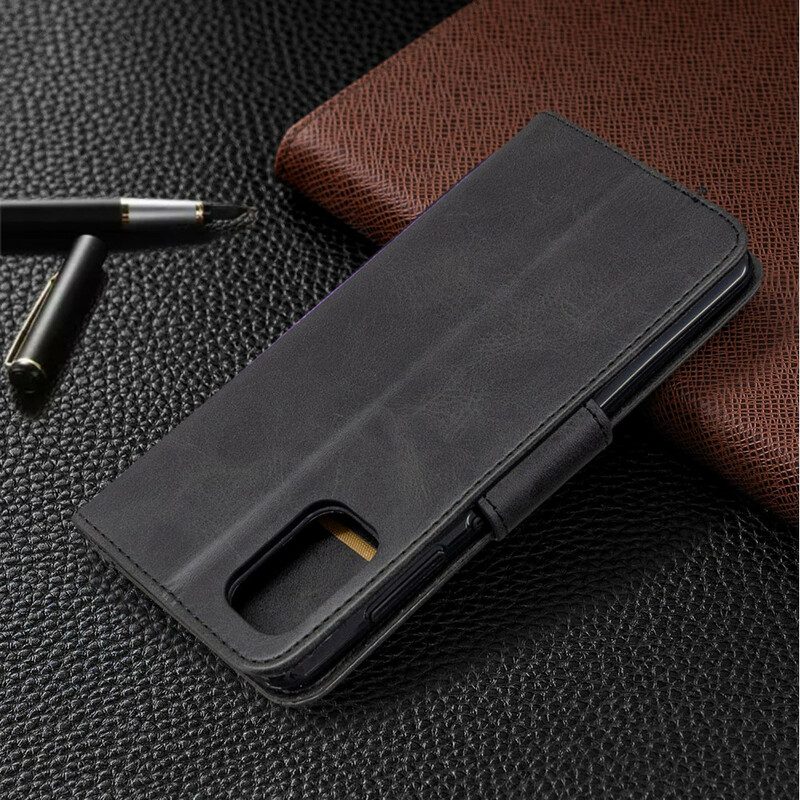 Folio-hoesje voor Samsung Galaxy A41 Flip Case Gladde Flap Schuin