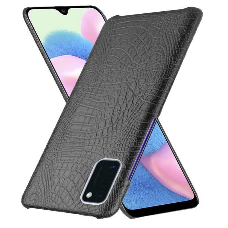 Hoesje voor Samsung Galaxy A41 Krokodillenhuid-effect