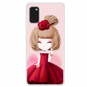 Hoesje voor Samsung Galaxy A41 Manga Dame