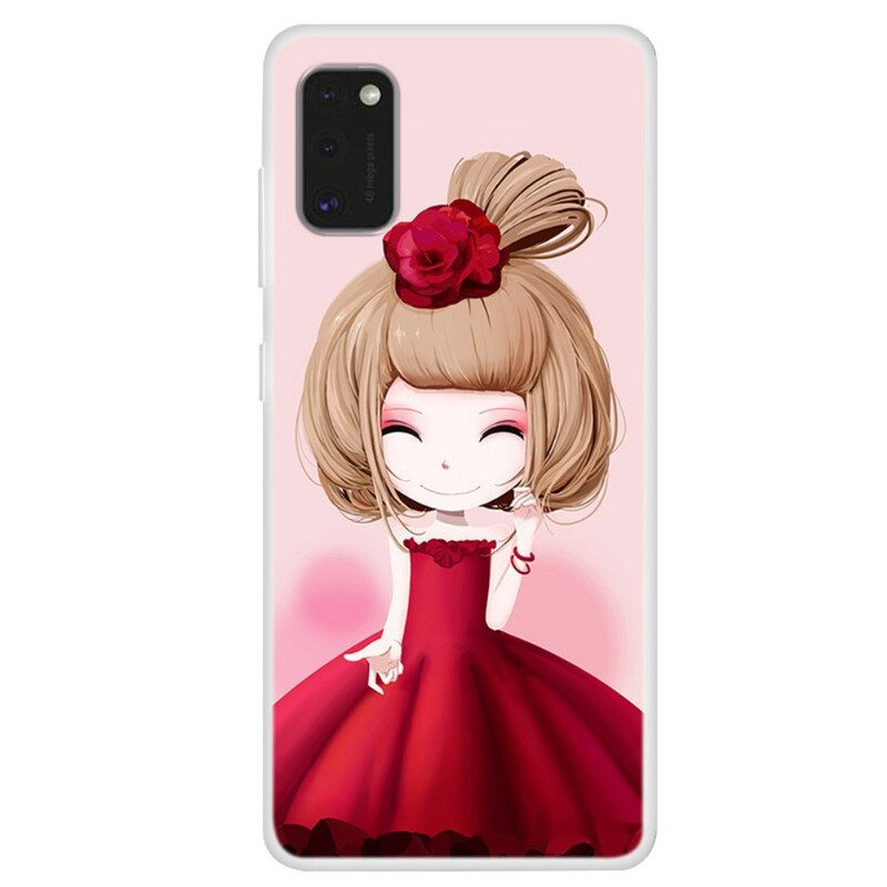 Hoesje voor Samsung Galaxy A41 Manga Dame