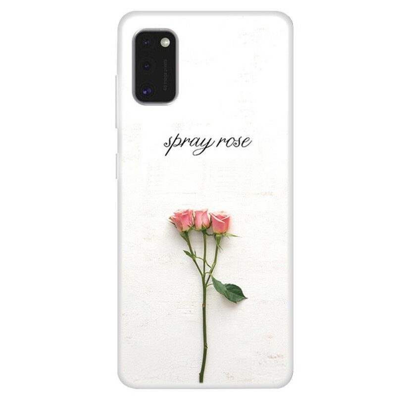 Hoesje voor Samsung Galaxy A41 Spray Rozen