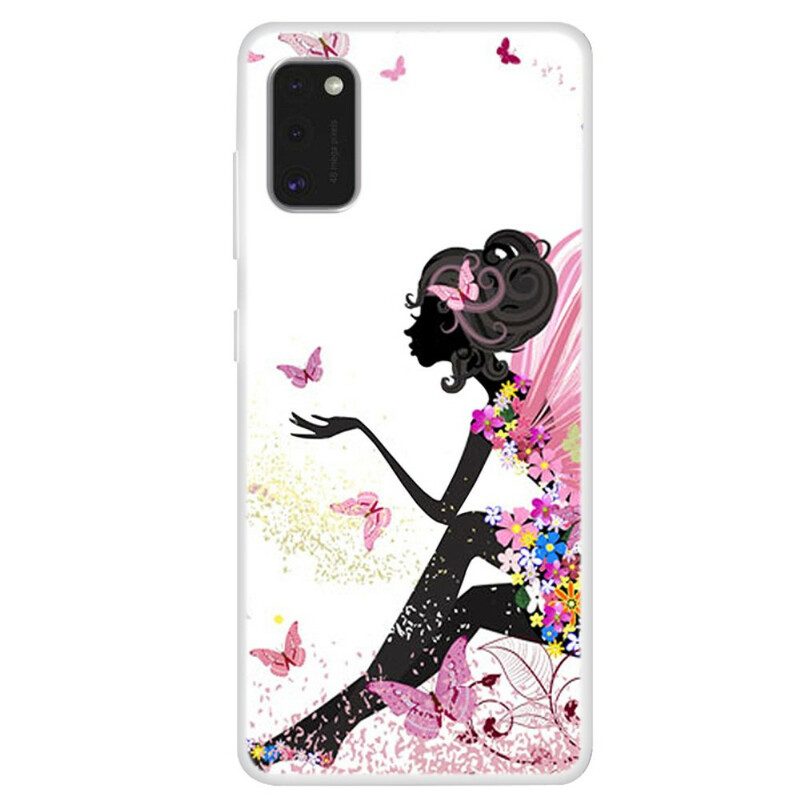 Hoesje voor Samsung Galaxy A41 Vlinder Dame