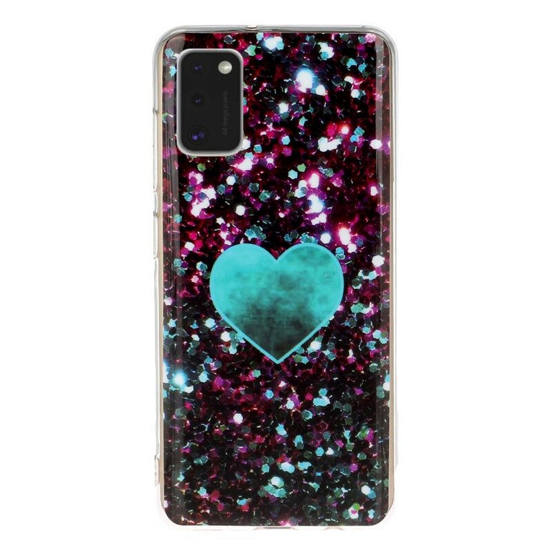 Telefoonhoesje voor Samsung Galaxy A41 Glitter Marmer