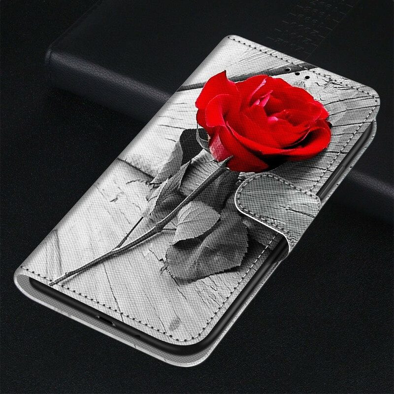 Flip Case voor Samsung Galaxy S21 5G Bloemen Wonder