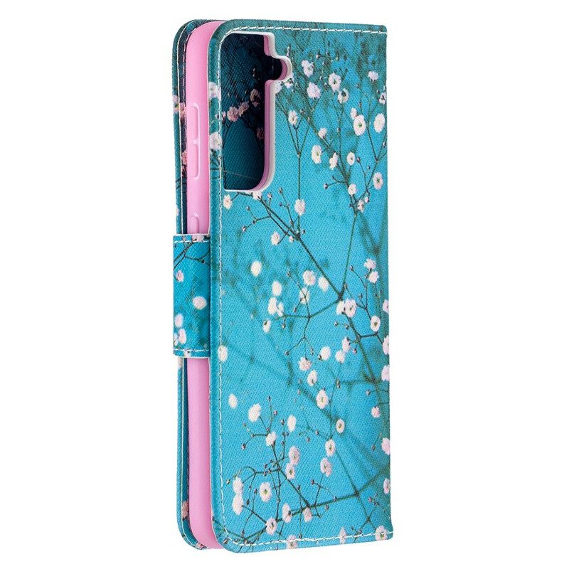 Flip Case voor Samsung Galaxy S21 5G Bloesem Boom