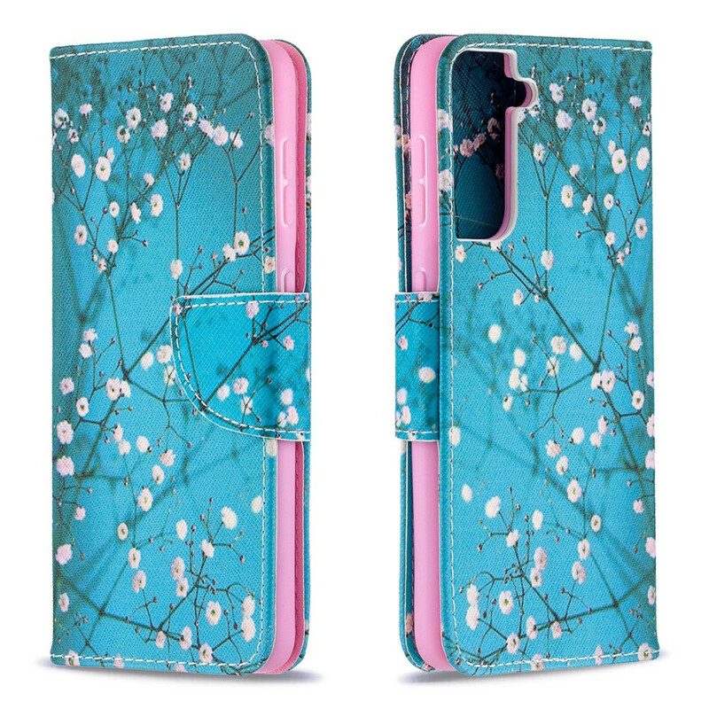 Flip Case voor Samsung Galaxy S21 5G Bloesem Boom