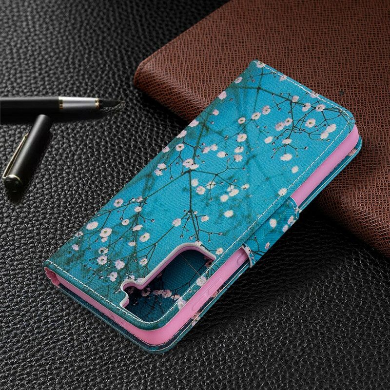 Flip Case voor Samsung Galaxy S21 5G Bloesem Boom