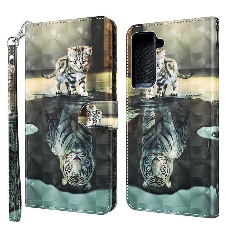 Flip Case voor Samsung Galaxy S21 5G Ernest De Tijger