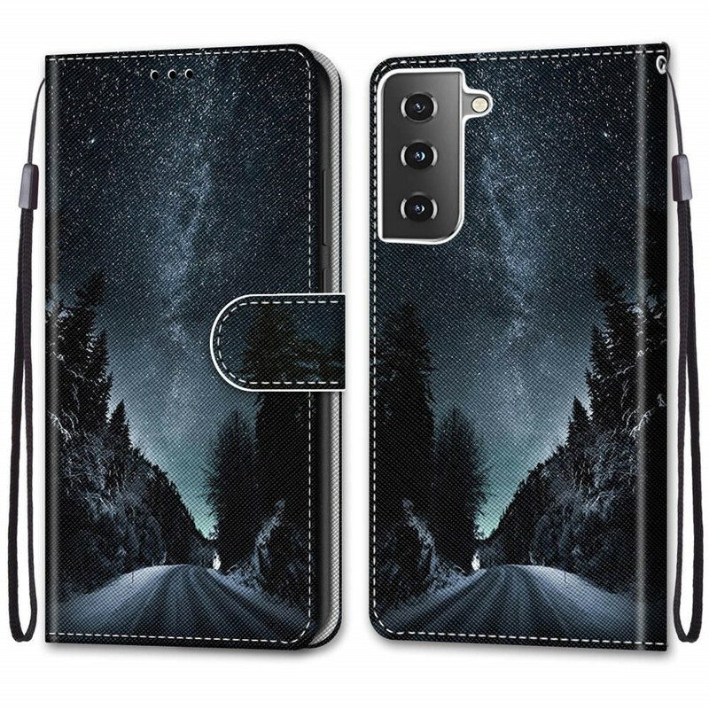 Flip Case voor Samsung Galaxy S21 5G Mysterieuze Natuur