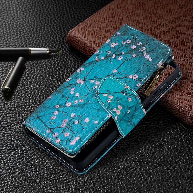 Folio-hoesje voor Samsung Galaxy S21 5G Boomzak Met Rits