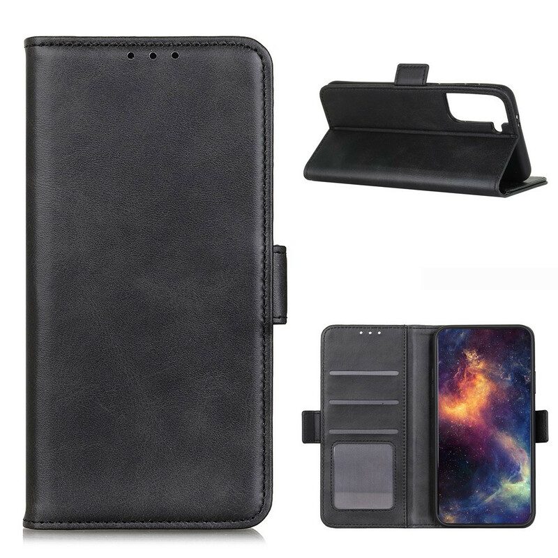 Folio-hoesje voor Samsung Galaxy S21 5G Flip Case Dubbele Klep