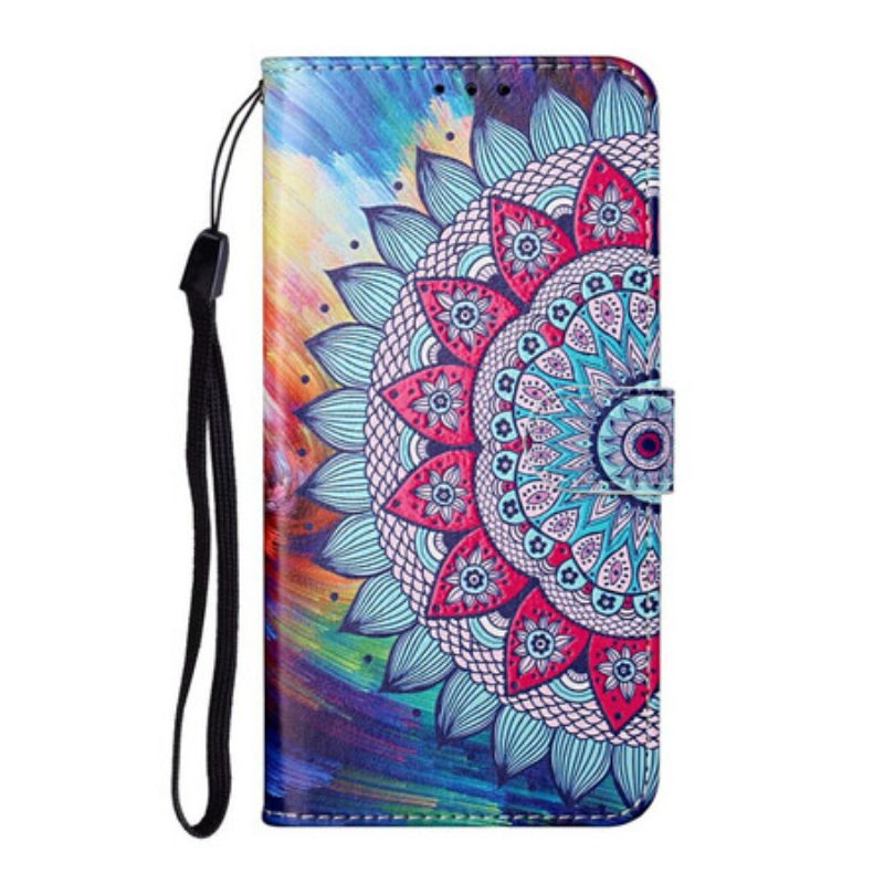 Folio-hoesje voor Samsung Galaxy S21 5G Koning Mandala