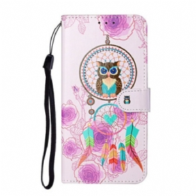 Folio-hoesje voor Samsung Galaxy S21 5G Koning Uil