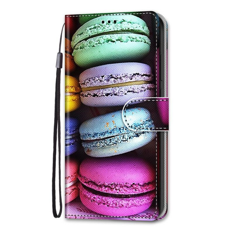 Folio-hoesje voor Samsung Galaxy S21 5G Macarons