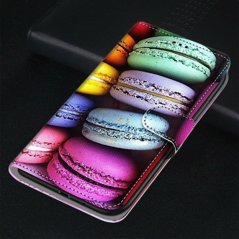 Folio-hoesje voor Samsung Galaxy S21 5G Macarons