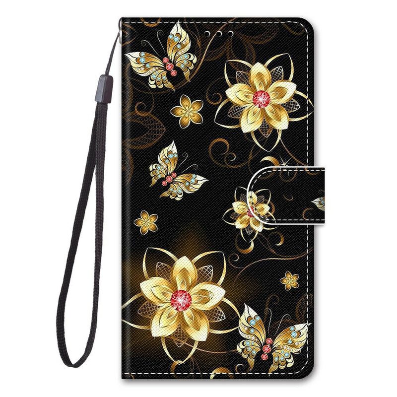 Folio-hoesje voor Samsung Galaxy S21 5G Magische Bloemen