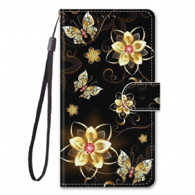 Folio-hoesje voor Samsung Galaxy S21 5G Magische Bloemen