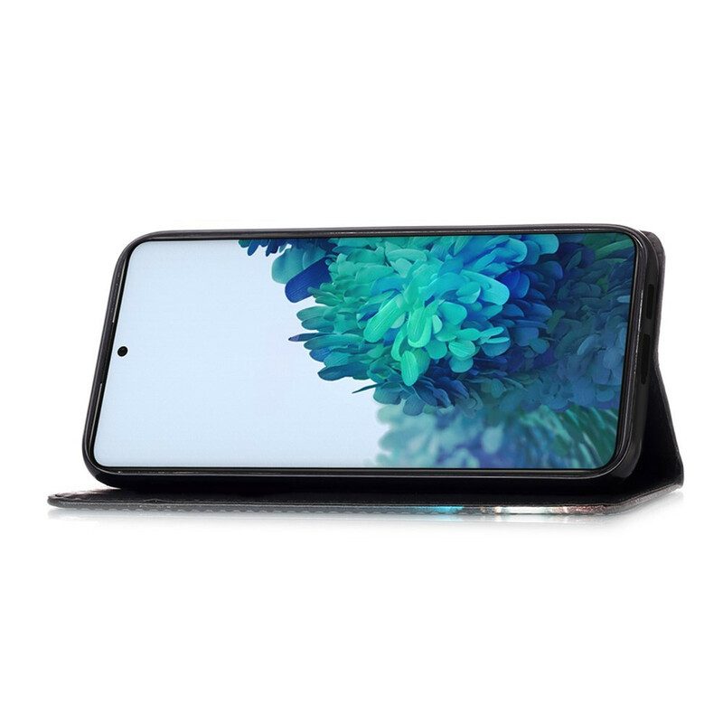 Folio-hoesje voor Samsung Galaxy S21 5G Nacht Tijger