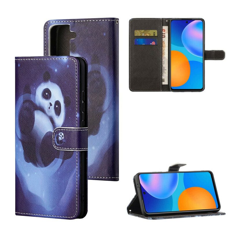 Folio-hoesje voor Samsung Galaxy S21 5G Panda-ruimte