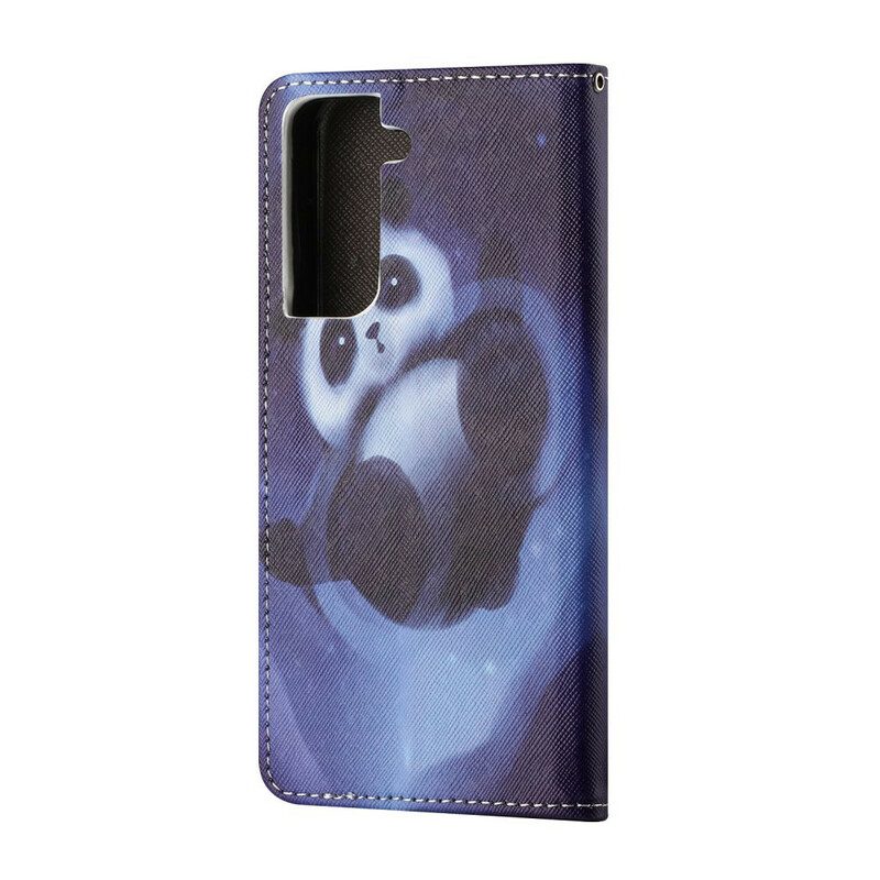 Folio-hoesje voor Samsung Galaxy S21 5G Panda-ruimte