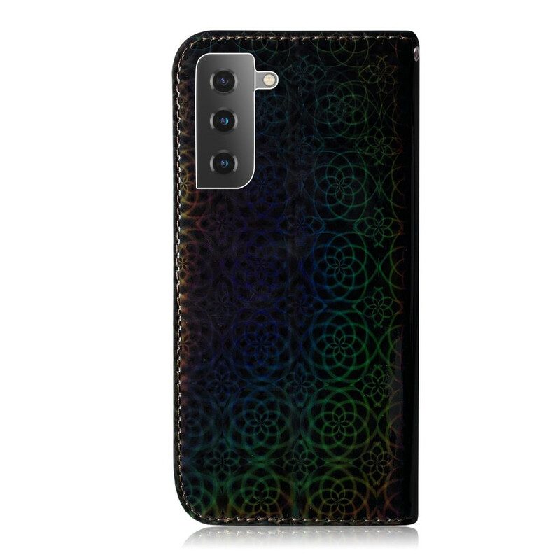 Folio-hoesje voor Samsung Galaxy S21 5G Pure Kleur