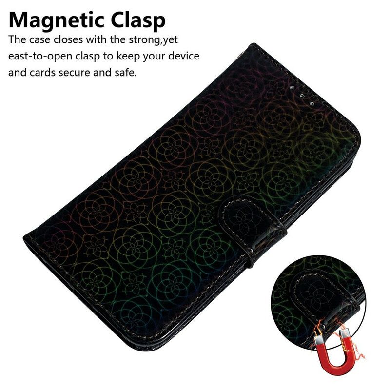 Folio-hoesje voor Samsung Galaxy S21 5G Pure Kleur