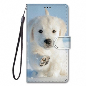 Folio-hoesje voor Samsung Galaxy S21 5G Schattige Hond