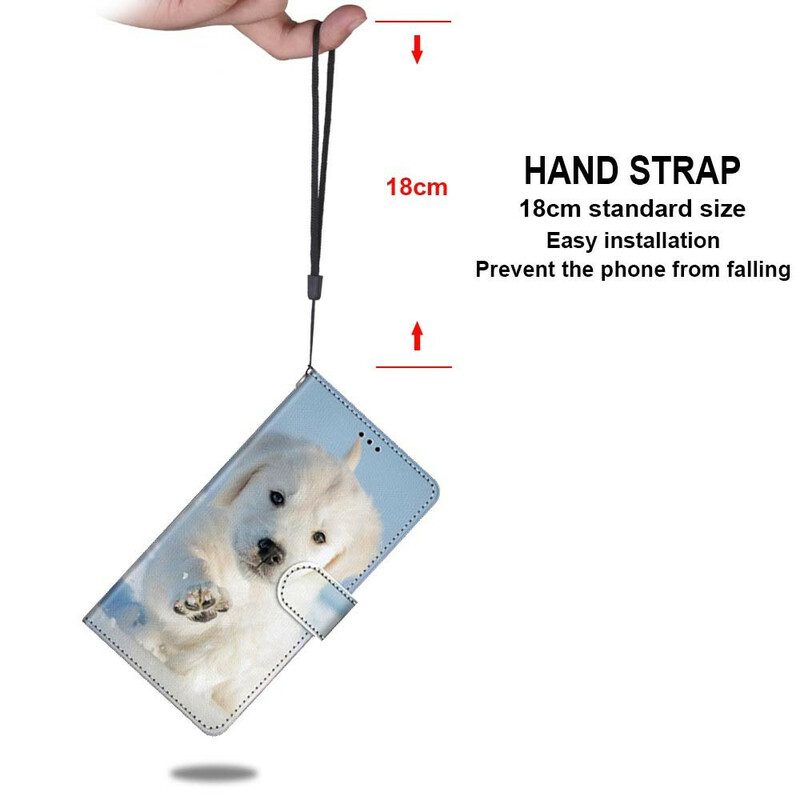 Folio-hoesje voor Samsung Galaxy S21 5G Schattige Hond