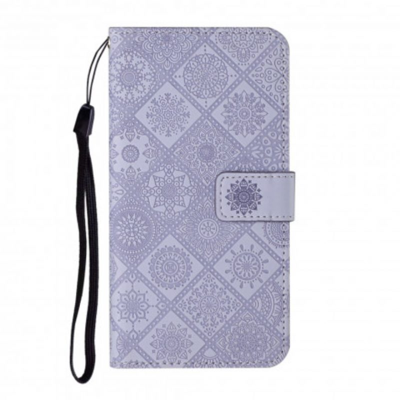 Folio-hoesje voor Samsung Galaxy S21 5G Tapijt Patroon